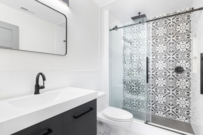 Monochrome Shower Design